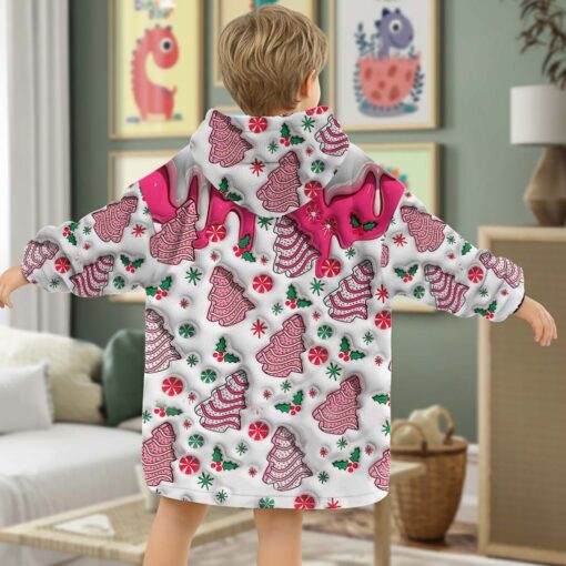 Personalized Christmas Blanket Hoodie QFHM5290901 - Image 4