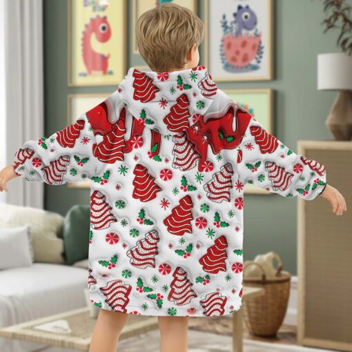 Personalized Christmas Blanket Hoodie QFHM5290902 - Image 4