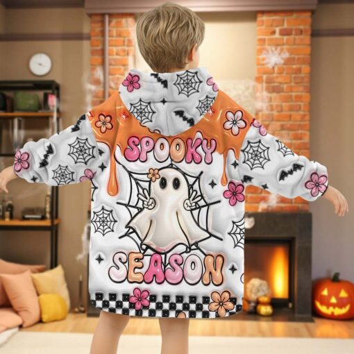 Personalized Halloween Blanket Hoodie QFHM5300904 - Image 4