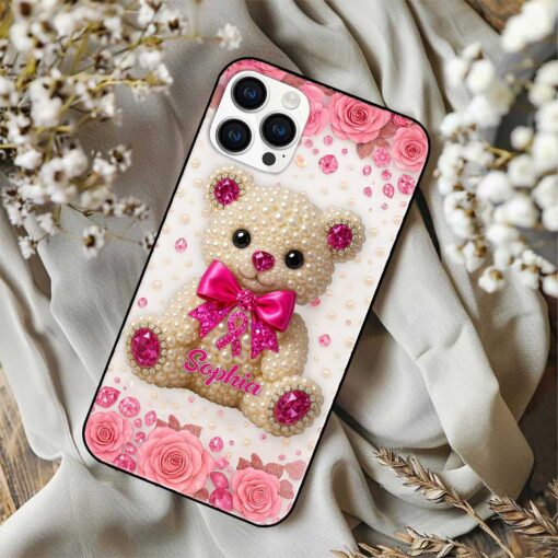 Custom Breast Cancer Awareness Phone Case UKTZ5150901 - Image 2