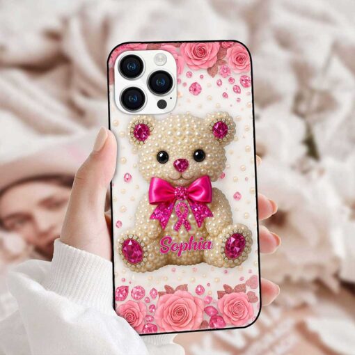 Custom Breast Cancer Awareness Phone Case UKTZ5150901 - Image 3