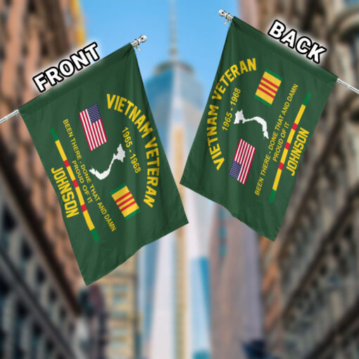 Personalized Vietnam Veteran Flag UKTD5180903 - Image 4