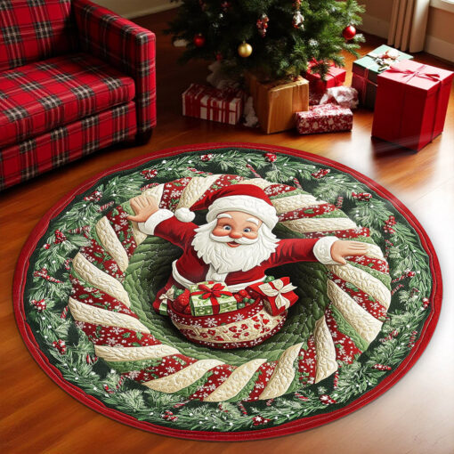 Christmas Santa 3D Printed Rug UKNT5180901 - Image 4