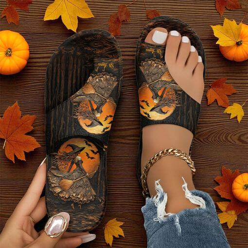 Personalized Beautiful Witchy Open Toe Sandals QFTO5190902 - Image 4