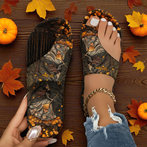 Personalized Beautiful Witchy Open Toe Sandals QFTO5190901 - Image 4