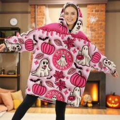 Personalized Halloween Blanket Hoodie QFHM5300903
