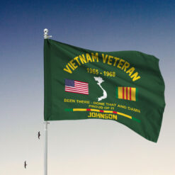 Personalized Vietnam Veteran Flag UKTD5180903