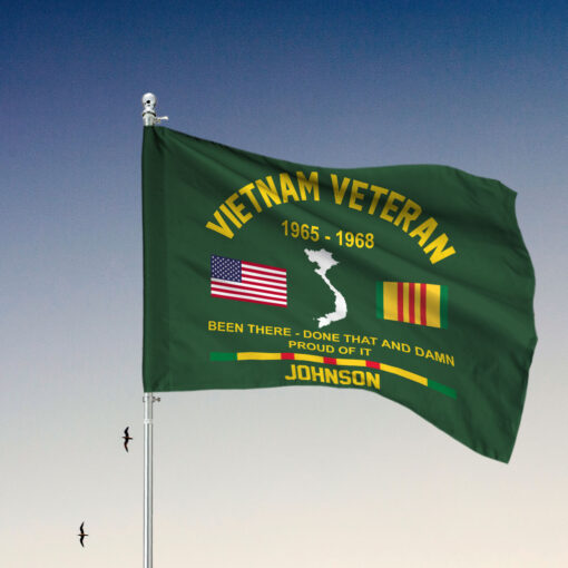 Personalized Vietnam Veteran Flag UKTD5180903
