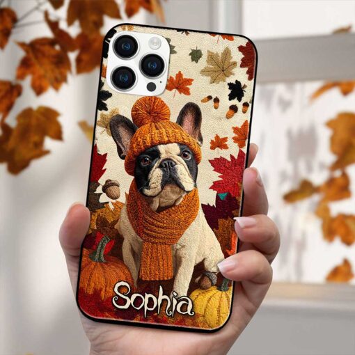 Custom French Bulldog Halloween Phone Case UKTZ5100903 - Image 2