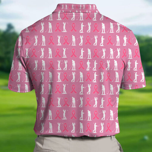 Custom Polo Shirt Breast Cancer For Man THTZ290904 - Image 2