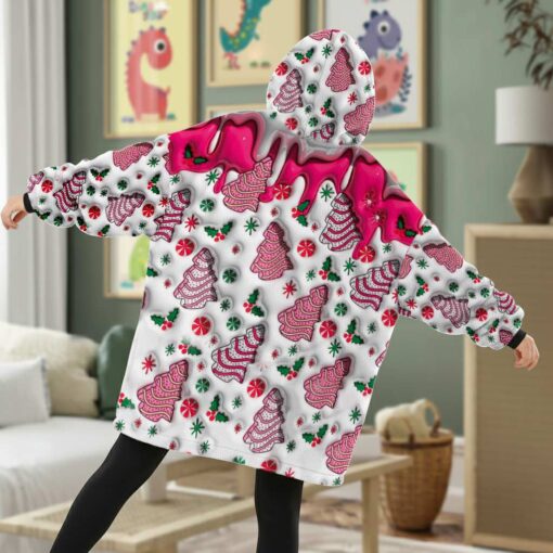 Personalized Christmas Blanket Hoodie QFHM5290901 - Image 2