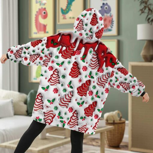 Personalized Christmas Blanket Hoodie QFHM5290902 - Image 2