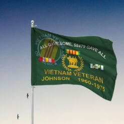 Personalized Vietnam Veteran Flag UKTD5180904