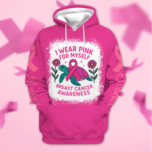 Custom Breast Cancer Awareness Shirt UKPY5050903 - Image 2