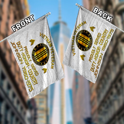 Personalized Vietnam Veteran Flag UKTD5190901 - Image 2