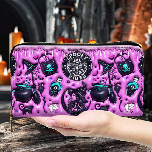 Witch Halloween Leather Handbag UKNT5110901 - Image 6