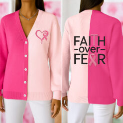 Breast Cancer Knitted Cardigan UKTO5270904