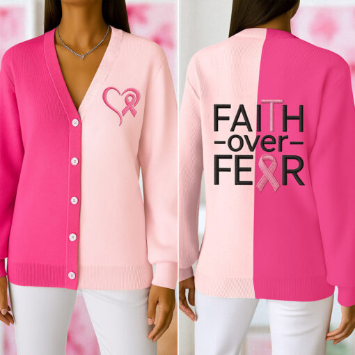 Breast Cancer Knitted Cardigan UKTO5270904