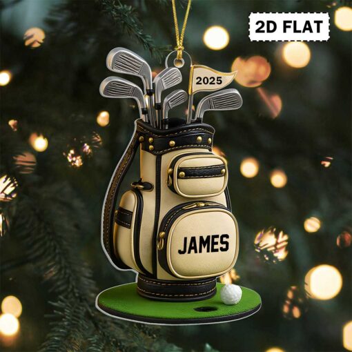 Custom Golf Bag Acrylic Ornament UKND5141006