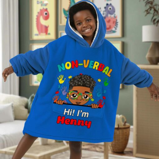 Personalized Kid Blanket Hoodie QFHM5260905 - Image 2