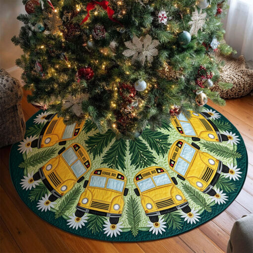 School Bus Christmas Tree Skirt QFTO5171001