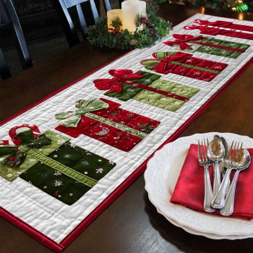 Christmas Present Table Runner QFTD5171003 - Image 3