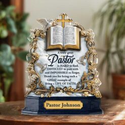 Personalized Pastor Acrylic Block UKTD5211002