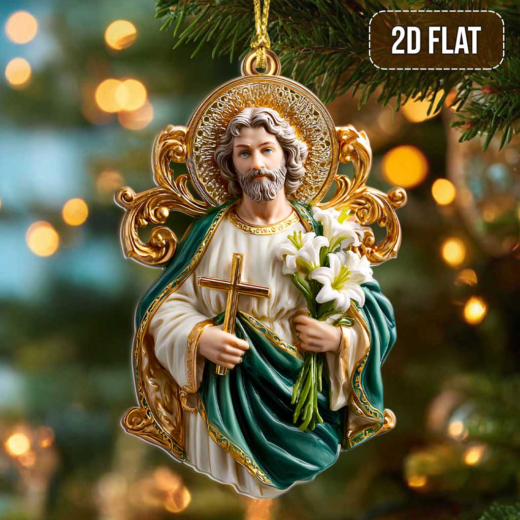 2D FLAT Jesus Acrylic Ornament QFTD5201003