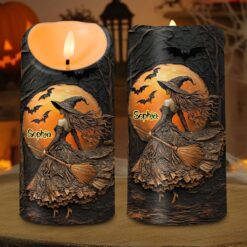 Custom Witch Halloween Led Candle UKTD5220802