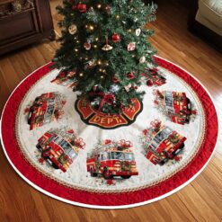 Firefighter Christmas Tree Skirt QFPY5241003
