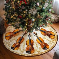 Violin Christmas Tree Skirt UKHM5271001