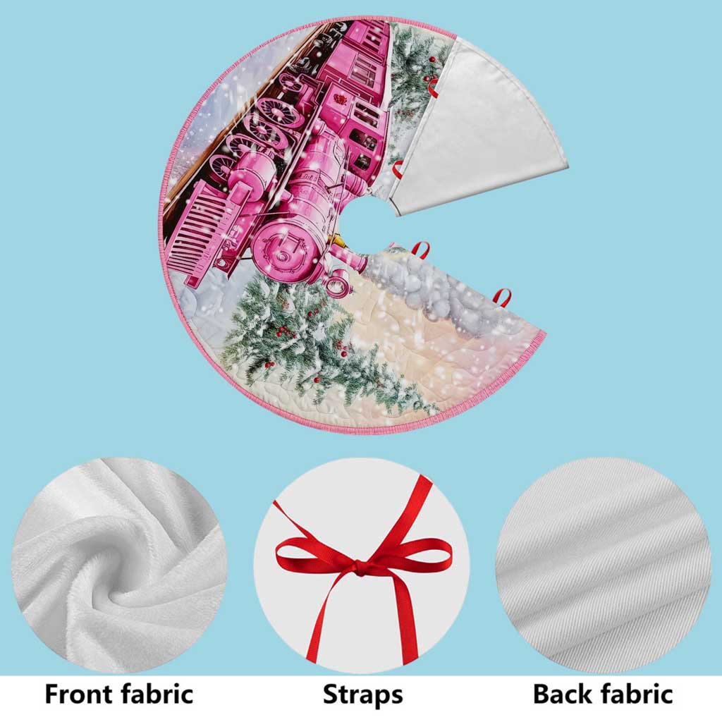 Train Christmas Tree Skirt UKTD5241001 - Image 7