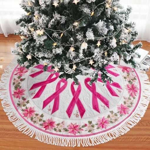 Breast Cancer Christmas Tree Skirt QFTD5231002 - Image 2