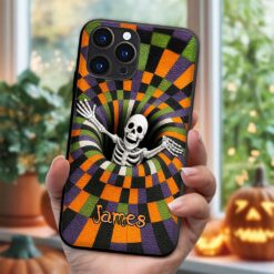 Custom Skeleton Halloween Phone Case UKND5011004