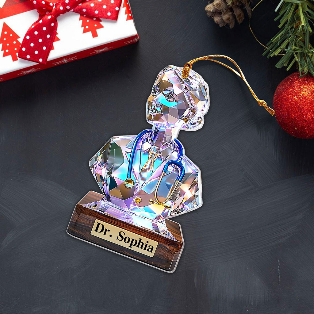 Custom Doctor Acrylic Ornament UKTO5211003 - Image 3