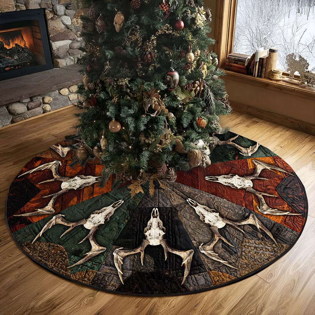 Dear Hunting Christmas Tree Skirt QFNT5221002 - Image 2