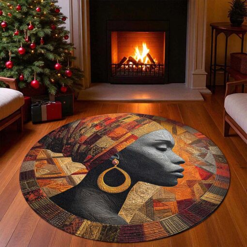 Back Girl Rug, African Woman Mat THHA5011001 - Image 2