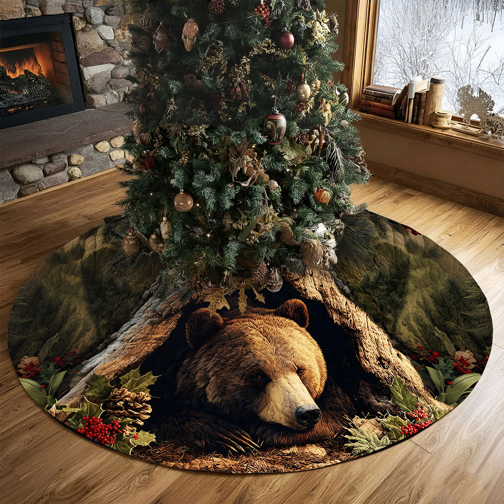 Bear Christmas Tree Skirt QFNT5231007 - Image 2