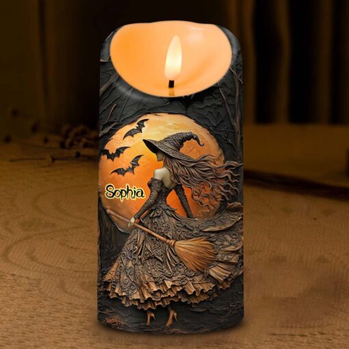 Custom Witch Halloween Led Candle UKTD5220802 - Image 4
