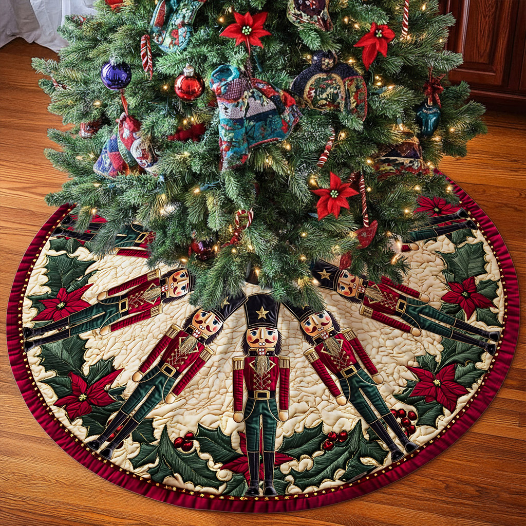 Nutcracker Christmas Tree Skirt UKNT5251004 - Image 2