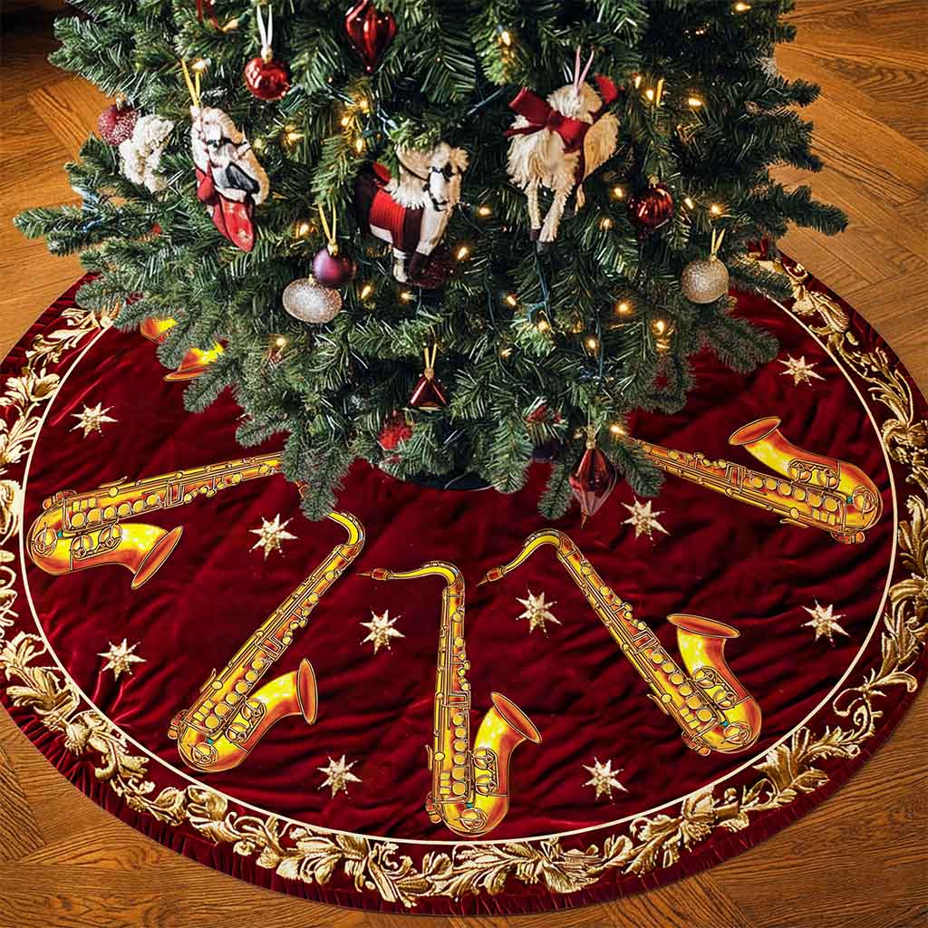 Saxophone Christmas Tree Skirt UKND5281002
