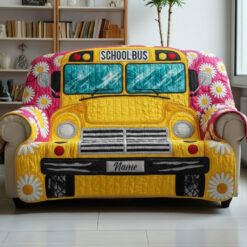 School Bus Quilt Sofa Cover QFTO5291001