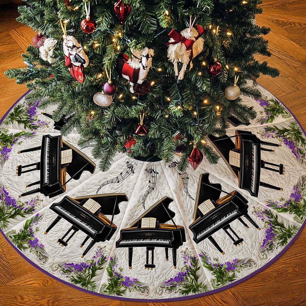 Piano Christmas Tree Skirt QFHA5291002 - Image 2