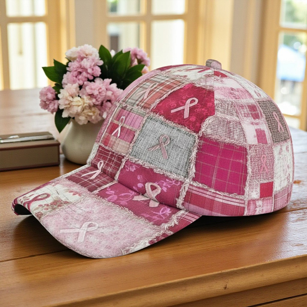Breast Cancer Patchwork Cap QFNT5131001 - Image 2