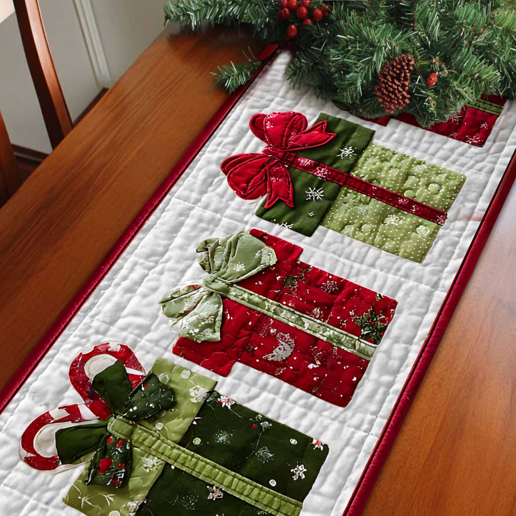 Christmas Present Table Runner QFTD5171003 - Image 4