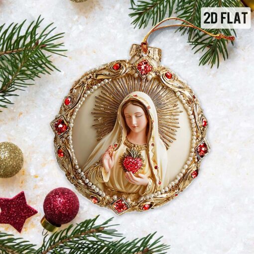 2D Flat Virgin Mary Acrylic Ornament UKPY5211005 - Image 3