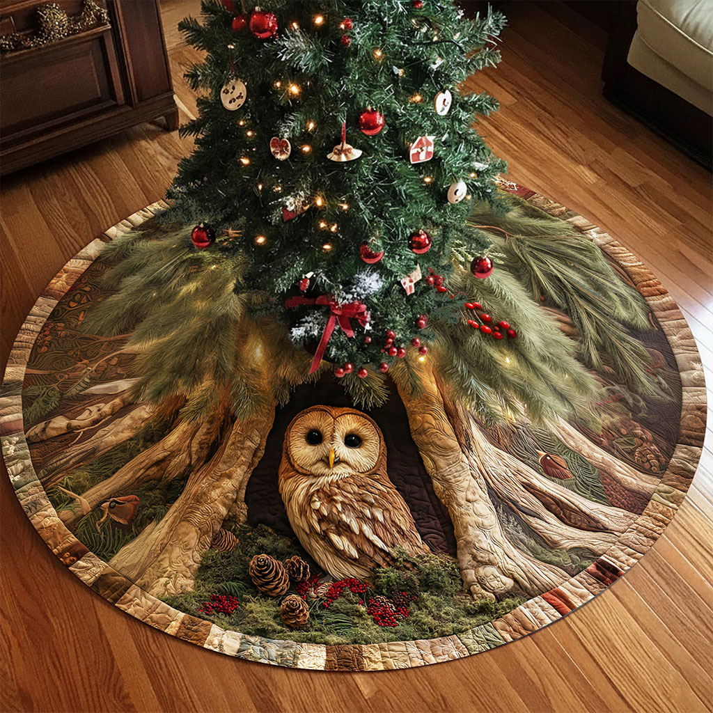 Owl Christmas Tree Skirt QFNT5231002