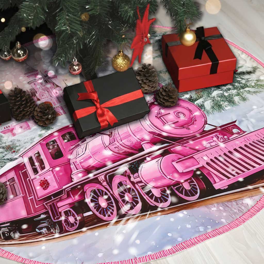 Train Christmas Tree Skirt UKTD5241001 - Image 4