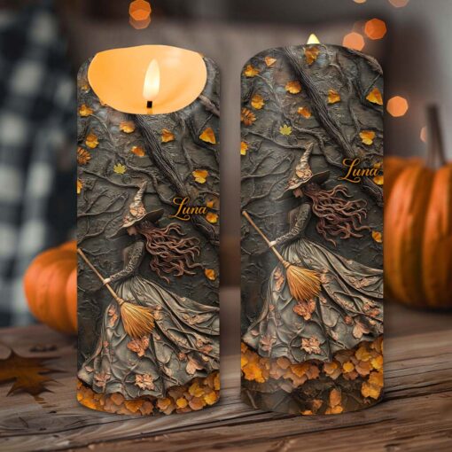 Custom Witch Halloween Led Candle UKTD5220801 - Image 2