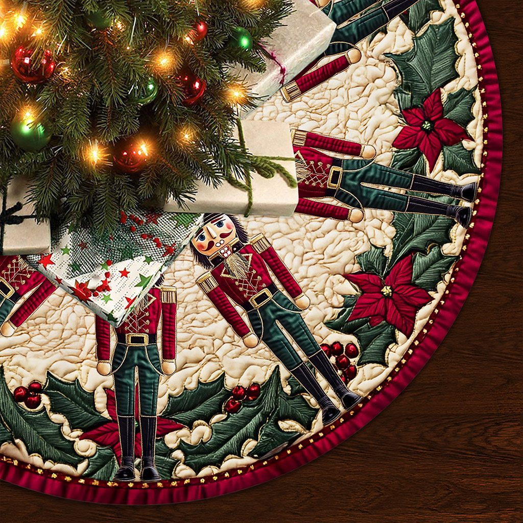 Nutcracker Christmas Tree Skirt UKNT5251004 - Image 3